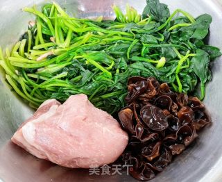 扇贝鲜肉菠菜盒子的做法步骤：4