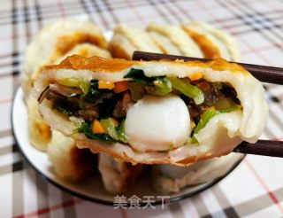 扇贝鲜肉菠菜盒子的做法步骤：15