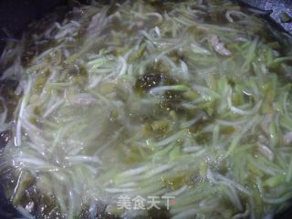 咸菜瘦肉夜开花羹的做法步骤：10