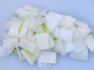 番茄炒冬瓜的做法步骤：3