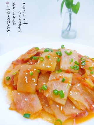番茄炒冬瓜的做法步骤：7