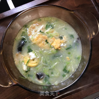 双蛋萝卜丝汤的做法步骤：11