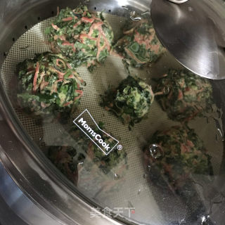 菠菜红萝卜菜团的做法步骤：7