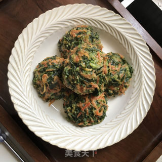 菠菜红萝卜菜团的做法步骤：9
