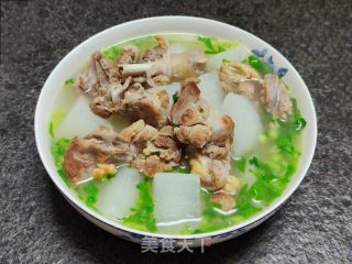 鸭肉萝卜汤的做法步骤：17