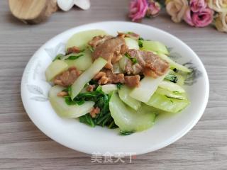 白菜炒肉片的做法