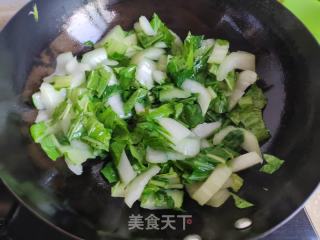 白菜炒肉片的做法步骤：6