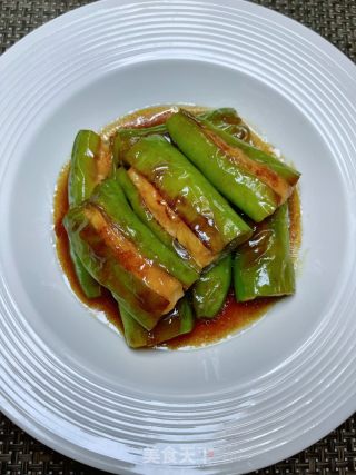 虾滑酿青椒的做法步骤：15