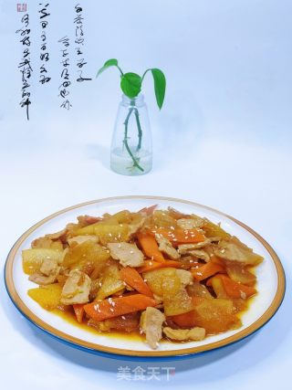 冬瓜炒肉片的做法步骤：7