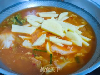 辣白菜炖土豆的做法步骤：4