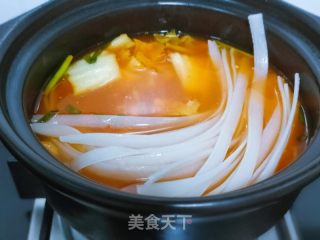 砂锅辣白菜冬瓜汤的做法步骤：3