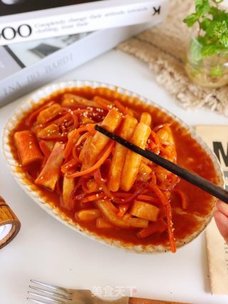 韩式辣炒年糕的做法步骤：8