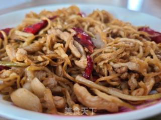 干萝卜丝炒肉丝的做法