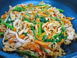 香辣肉丝的做法步骤：6