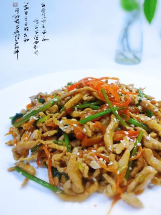 香辣肉丝的做法步骤：7