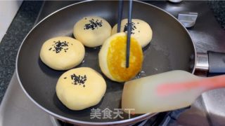 肉松芝士南瓜饼的做法步骤：16