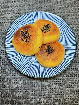 肉松芝士南瓜饼的做法步骤：23
