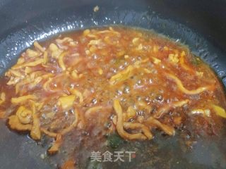 浇汁肉丝油麦菜的做法步骤：4