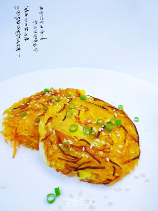 土豆丝鸡蛋饼的做法步骤：6