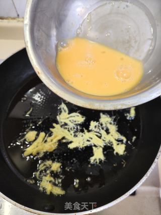 姜丝荆芥煎蛋的做法步骤：5