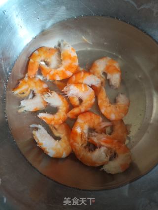 海虾焖冬瓜的做法步骤：1