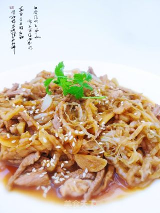 酸菜炒肉丝的做法步骤：5