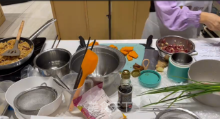 西班牙混合橄榄南瓜蒸糯米牛肉的做法步骤：6