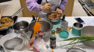 西班牙混合橄榄南瓜蒸糯米牛肉的做法步骤：9