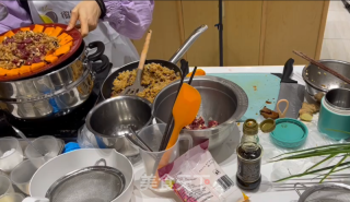 西班牙混合橄榄南瓜蒸糯米牛肉的做法步骤：10