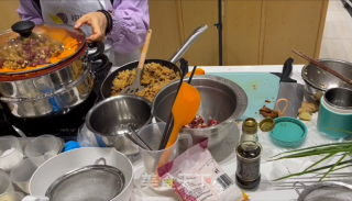 西班牙混合橄榄南瓜蒸糯米牛肉的做法步骤：11