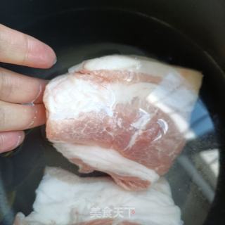 馒头版肉夹馍的做法步骤：1