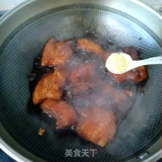 馒头版肉夹馍的做法步骤：21