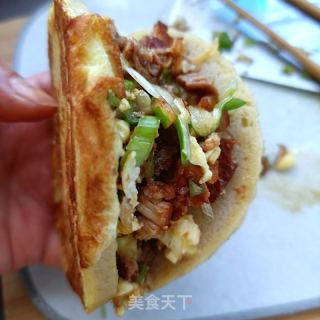 馒头版肉夹馍的做法步骤：25