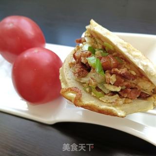 馒头版肉夹馍的做法步骤：26