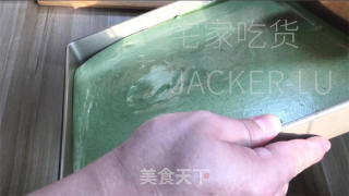 椰香抹茶瑞士卷，手把手教你做蛋糕卷，清新抹茶香与椰香交融。的做法步骤：19