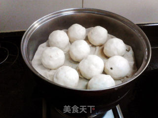 笋干腊肉团子的做法步骤：9