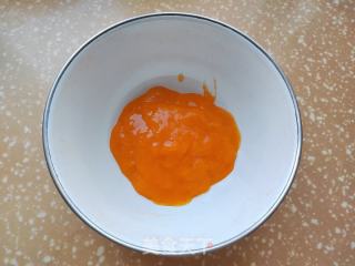 豆沙柿子饼的做法步骤：2