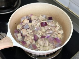 椰香咖喱鸡肉饭的做法步骤：3