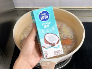 椰香咖喱鸡肉饭的做法步骤：6