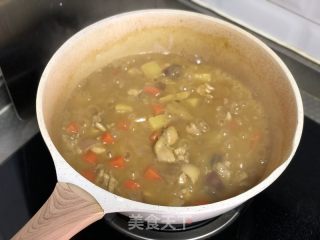 椰香咖喱鸡肉饭的做法步骤：7
