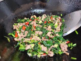 雪里红炒肉沫的做法步骤：7