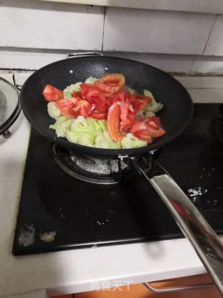 西红柿鸡蛋炒西兰花的做法步骤：6