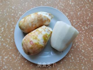 肉末火腿烧芋艿的做法步骤：3