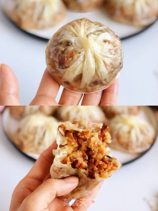 香菇猪肉纸皮烧麦的做法步骤：10