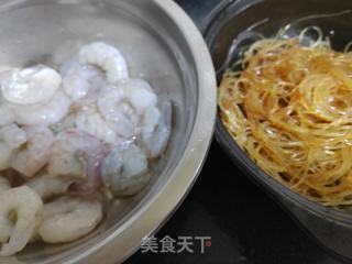 虾仁粉丝煲的做法步骤：1