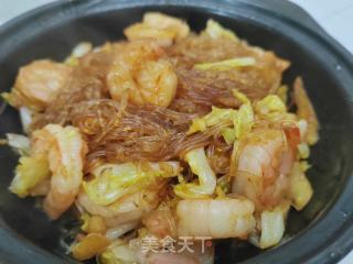 虾仁粉丝煲的做法步骤：7