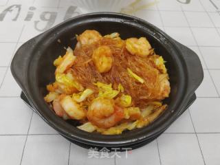 虾仁粉丝煲的做法步骤：8