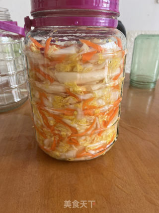 酸辣白菜开胃菜的做法步骤：5
