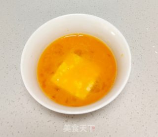 面包糠炸豆腐的做法步骤：7