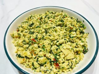 菠菜豆腐沫的做法